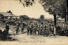 CPA Militaria Artillerie La pause 