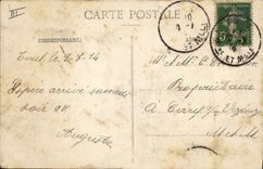 CPA Militaria Environs de Toul Camp de Bois l'Eveque Un groupe de soldats au repos