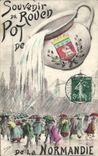 CPA Folklore Pot de Rouen Pot de la Normandie 