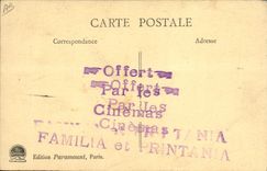 POSTAL MODERNA el cine Raquel Meller adentro oprime