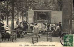 VINTAGE POSTCARD Paris Theater the Puppet of the fields Elysees Anatole TOP