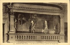 VINTAGE POSTCARD Theater Nohant Vicq Indre puppets of Nohant George Sand