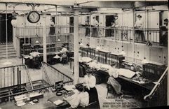 VINTAGE POSTCARD Bank Crédit Lyonnais Paris Conservation of Titles TOP