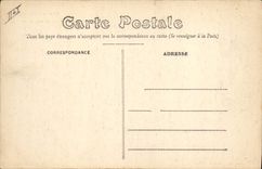 VINTAGE POSTCARD Banque Mans Places Republic and new Hotel of the Crédit Lyonnais