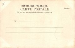 VINTAGE POSTCARD Paris Bank Grands Boulevards and Crédit Lyonnais