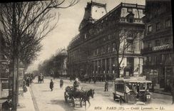 VINTAGE POSTCARD Bank Paris Crédit Lyonnais