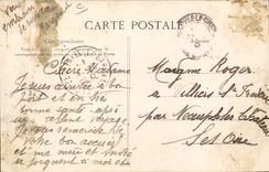 VINTAGE POSTCARD Bank Crédit Lyonnais Paris Refectory of the men