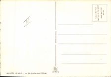 Ilustrador Barday Mantes de la fantasía de la POSTAL de la VENDIMIA la puerta con los sacerdotes