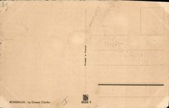 Burdeos de Barday del ilustrador de la fantasía de la POSTAL de la VENDIMIA la campana grande