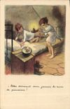 CPA Fantaisie Illustrateur Poulbot 