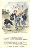 CPA Fantaisie Illustrateur Poulbot Victor Hugo La legende des siecles Le Crapaud Grenouille 
