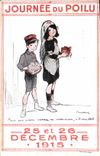 CPA Fantaisie Illustrateur Poulbot Journee du Poilu 25 et 26 decembre 1915 
