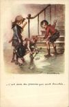 CPA Fantaisie Illustrateur Poulbot Vignette Joffre Militaria 