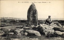 CPA Dolmen Menhir Le Croisic La pierre longue Menhir 