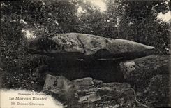 CPA Dolmen Menhir Morvan Dolmen Chevresse 