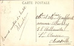 VINTAGE POSTCARD Dolmen Tence Menhir druidic stone of Crouizillac Goat