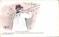 CPA Militaria Motifs de punition