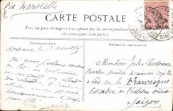 POSTAL Militaria de la VENDIMIA en la corte de tasas