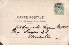 VINTAGE POSTCARD Fantasy Illustrator Albert Guillaume Dinner of heads