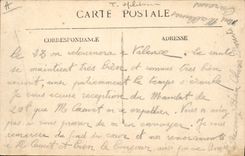 CPA Militaria Chambaran Vue de la ligne de tir