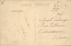 CPA Militaria Artillerie montee et les obstacles Franchissement d'un chemin etroit et encaisse 