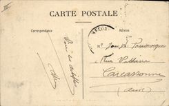 VINTAGE POSTCARD Militaria Camp of Trawl-nets Park of artillery and part attelee