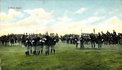 CPA Militaria L'Etat major