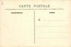 VINTAGE POSTCARD Militaria Camp of Interior Auvours of a room