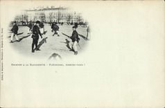 CPA Militaria Escrime a la bayonnette 