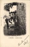 VINTAGE POSTCARD Militaria Braconne toilets