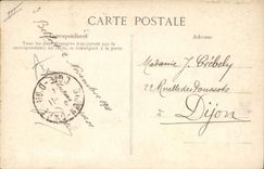 CPA Militaria En manoeuvres Batterie de 155 en action