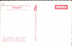 CPM Cinema Shirley Mac Laine Hal Wallis En lettres de feu