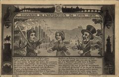 CPA Guignol Theatre Souvenir de l'exposition de Lyon 1914