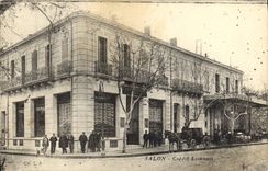 VINTAGE POSTCARD Bank Living room Crédit Lyonnais
