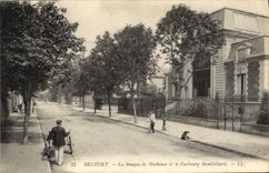 CPA Banque Belfort La banque de Mulhouse et le faubourg Montbeliard