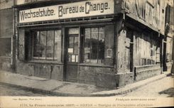 CPA Banque Noyon Vestiges de l'occupation allemande 