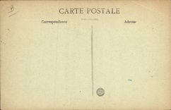 VINTAGE POSTCARD Bank Living room Street Chanzy and Marseilles Societe of Credit