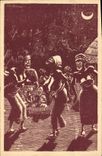 VINTAGE POSTCARD Fantasy Boirau Illustrator In Africa Tam Tam the night