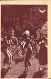 VINTAGE POSTCARD Fantasy Boirau Illustrator In Africa Tam Tam of night