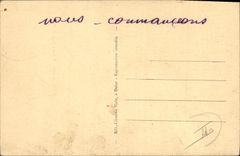 VINTAGE POSTCARD Fantasy Boirau Illustrator Seven wounds of Africa Viale Dakar