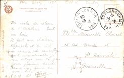 VINTAGE POSTCARD Fantasy Illustrator Philip Boileau Snowbirds