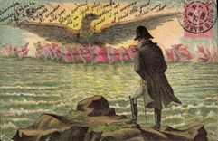 VINTAGE POSTCARD Napoleon 1st Eagle