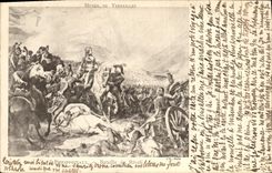 VINTAGE POSTCARD Napoleon 1st Philippoteaux Battles of Rivoli Musee of Versailles