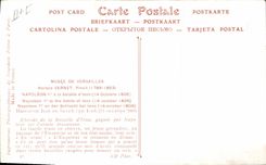 CPA Napoleon 1er a la bataille d'Iena Musee de Versailles Horace Vernet