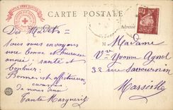 VINTAGE POSTCARD Napoleon 1st Montereau
