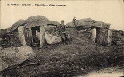 CPA Dolmen Menhir Pornic Megalithes Allees couvertes