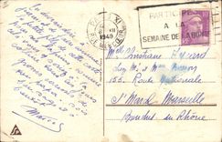 VINTAGE POSTCARD Fantasy Illustrator Children Gougeon Rabbit Rabbits