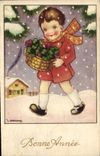 VINTAGE POSTCARD Fantasy Illustrator Gougeon Child