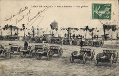 CPA Militaria Camp de Mailly parc d'artillerie Vue generale 