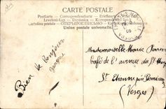 VINTAGE POSTCARD Militaria French Army Hunters has foot